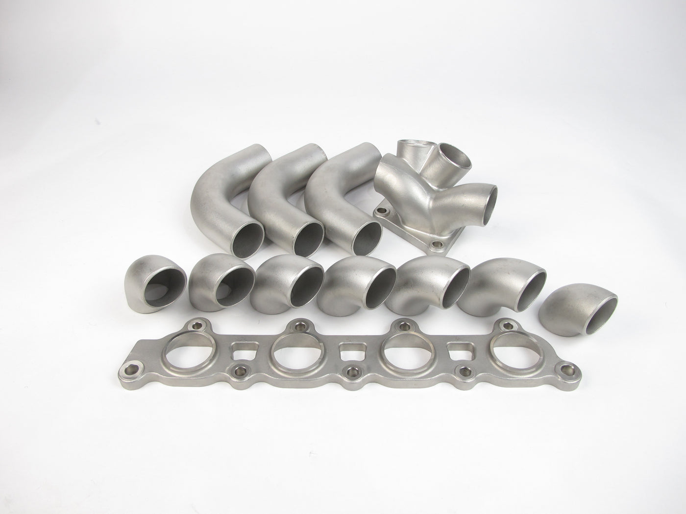 HypEx Stock-Frame EVO 4-9 / 4G63 DIY Exhaust Manifold Kit - 347ss